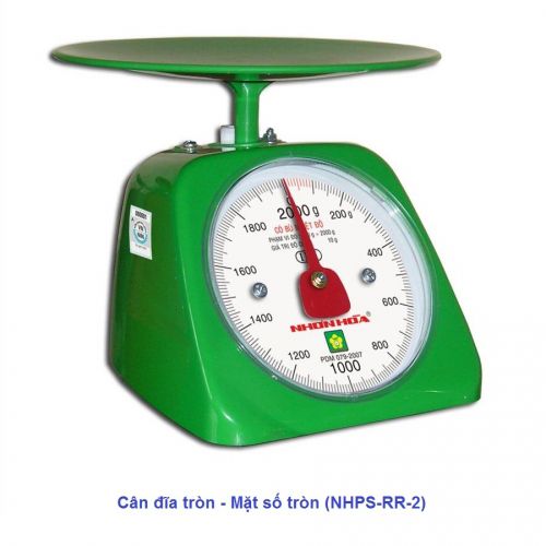 Cân nhựa Nhơn Hòa 2kg NHPS-2 - màu ngẫu nhiên